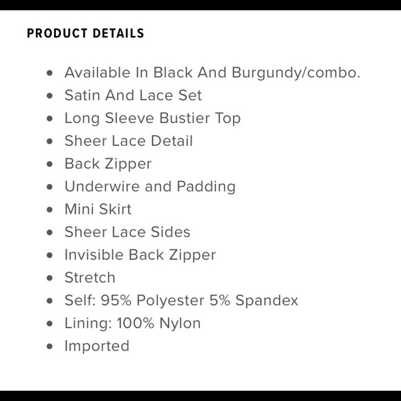 Cute two piece satin and lace set - Picture 7 of 9